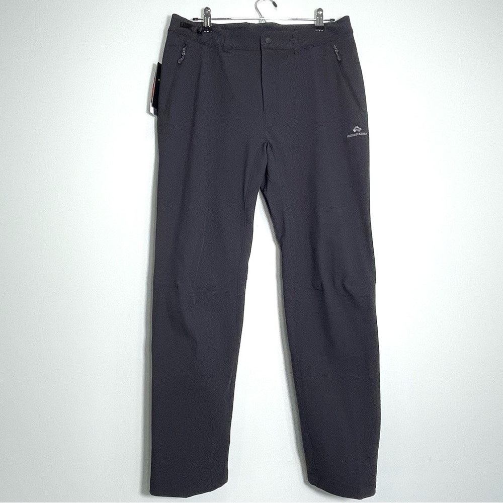 NWT PIONEER CAMP Men's Snow Ski Black Pants Water Repellent Stretch Size Medium